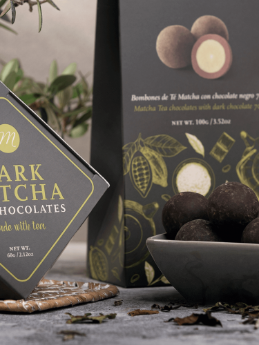 Dark Matcha Chocolates