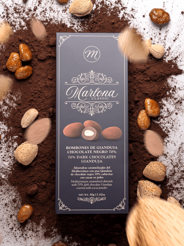 Marlona Gianduia Chocolate negro 70%